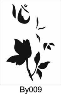Boyutlu Desen Stencil Şablon (15x20) BY-009