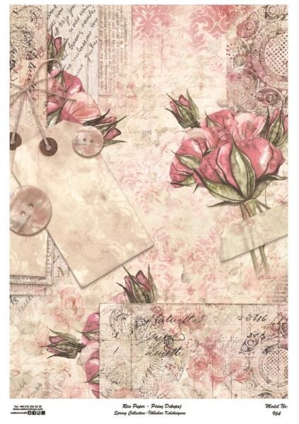 Cadence Pirinç Dekopaj Kağıdı Model - 964