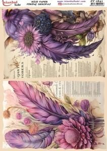 Pirinç Dekopaj Kağıdı 30x42cm PT-1841