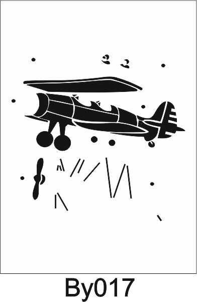Boyutlu Desen Stencil Şablon (20x20) BY-017