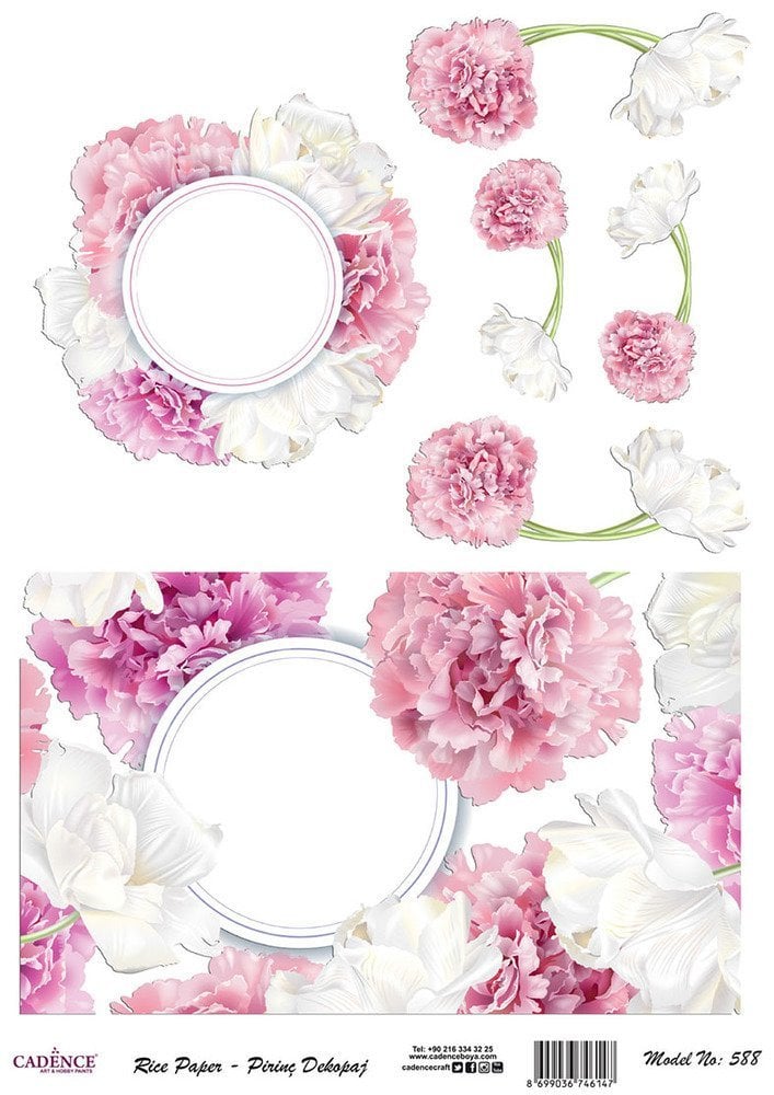 Cadence Pirinç Dekopaj Kağıdı - Model 588