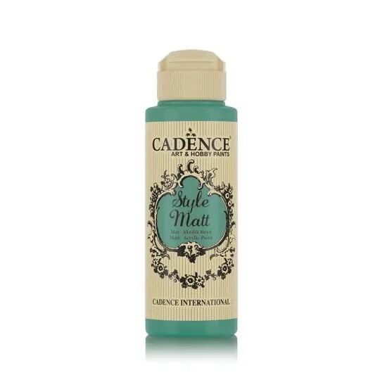 Cadence Style Matt Akrilik Boya S9037 Ultra Marin Yeşil 120ml