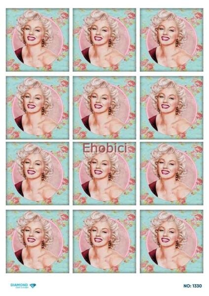 Diamond Pirinç Dekopaj Kağıdı - 1330