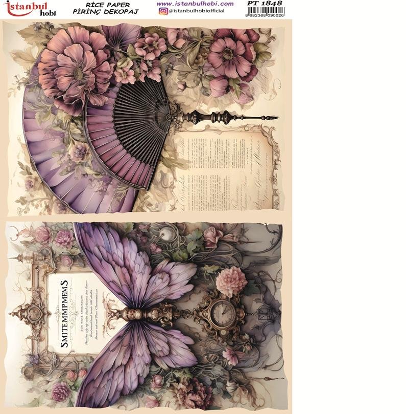 Pirinç Dekopaj Kağıdı 30x42cm PT-1848