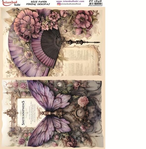 Pirinç Dekopaj Kağıdı 30x42cm PT-1848