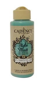 Cadence Style Matt Akrilik Boya S9037 Ultra Marin Yeşil 120ml