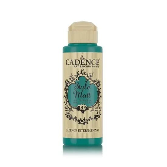 Cadence Style Matt Akrilik Boya S9036 Açık Deniz Yeşili 120ml