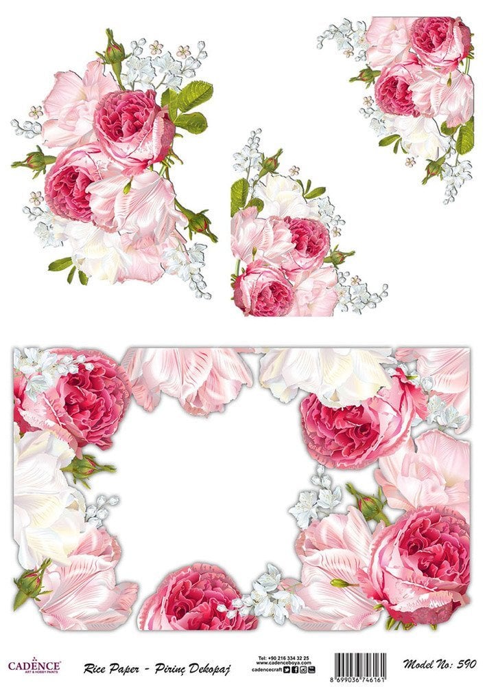 Cadence Pirinç Dekopaj Kağıdı - Model 590