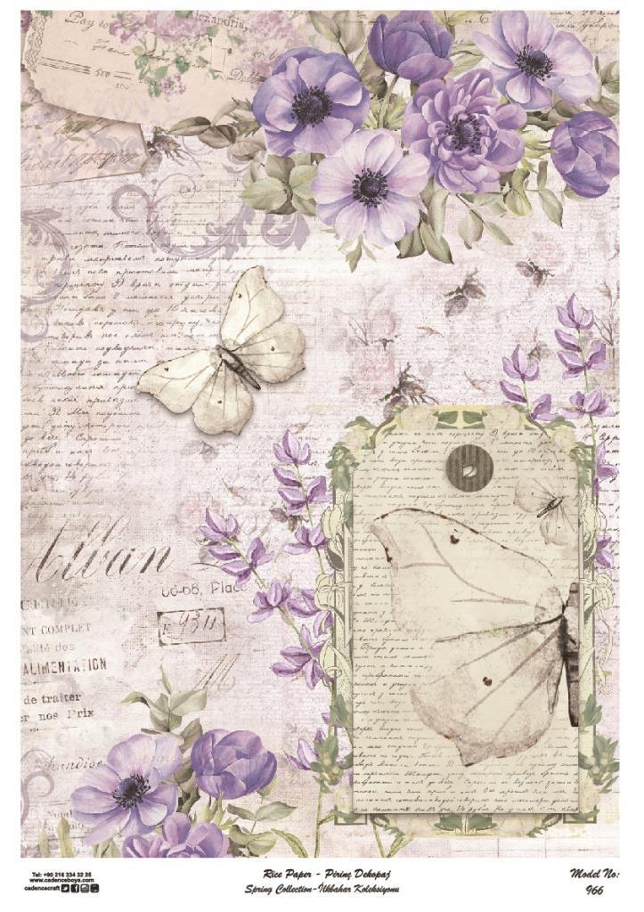 Cadence Pirinç Dekopaj Kağıdı Model - 966