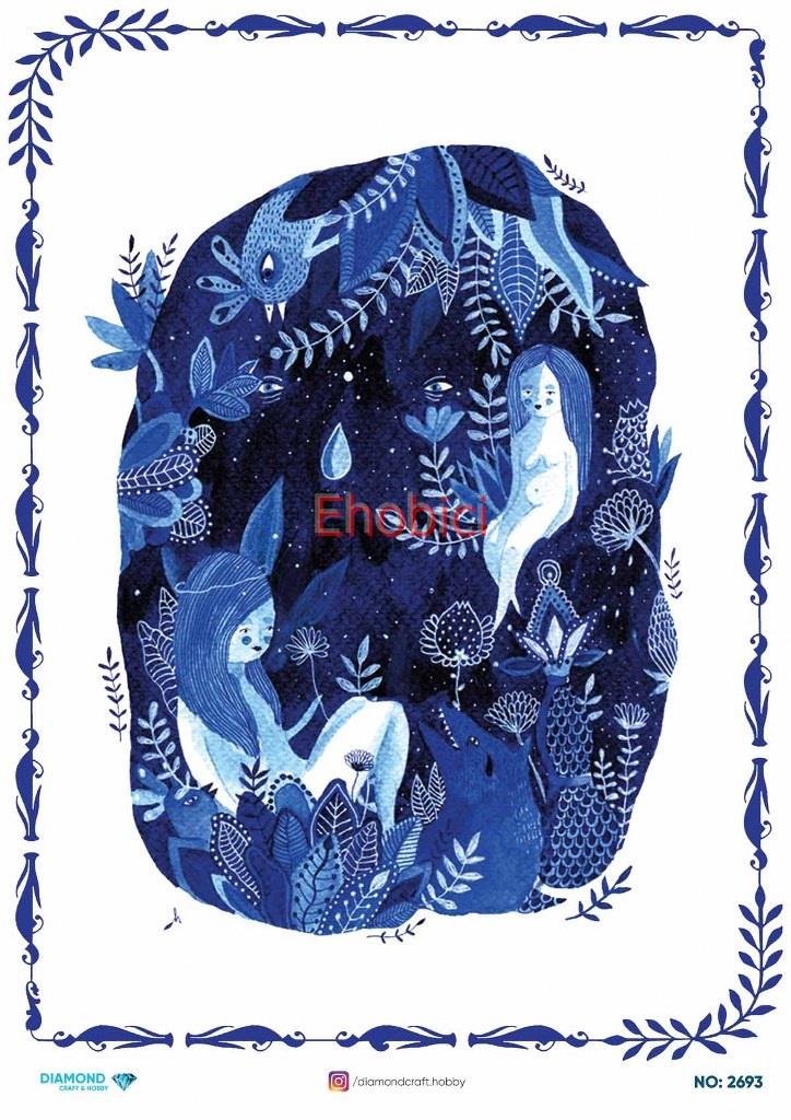 Diamond Pirinç Dekopaj Kağıdı - 2693