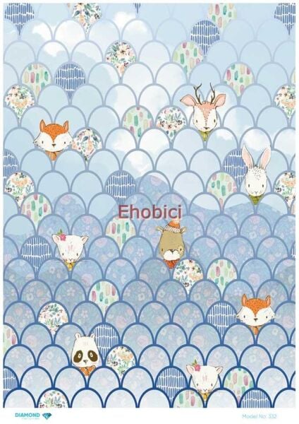 Diamond Pirinç Dekopaj Kağıdı - 332