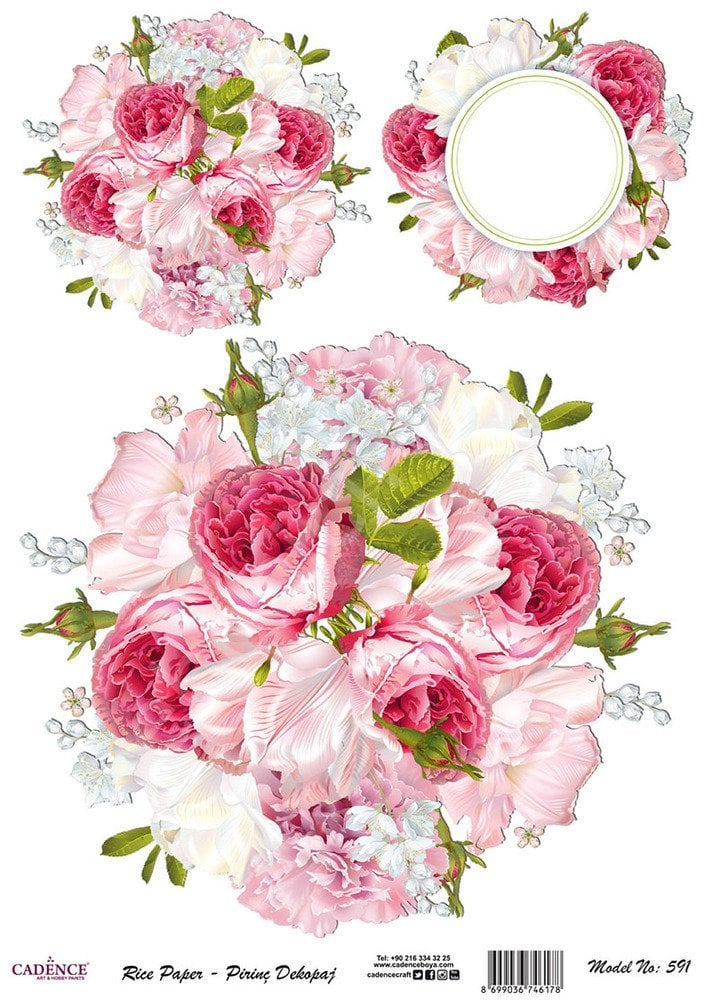 Cadence Pirinç Dekopaj Kağıdı - Model 591