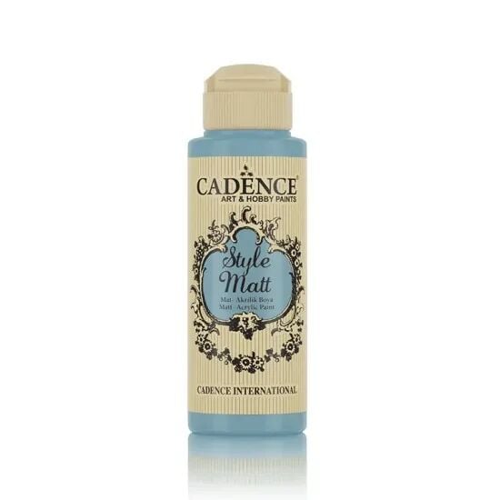 Cadence Style Matt Akrilik Boya S9031 Mavi Zirkon 120ml