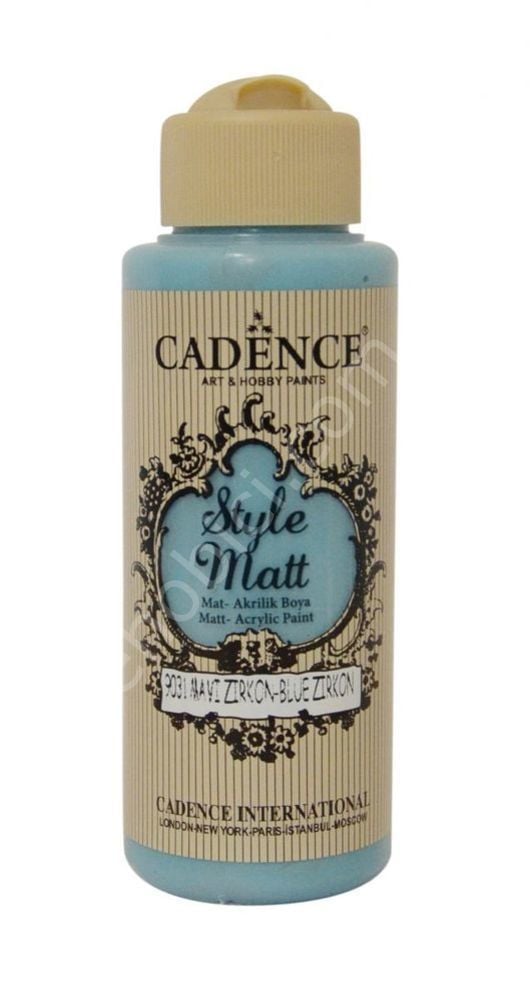 Cadence Style Matt Akrilik Boya S9031 Mavi Zirkon 120ml