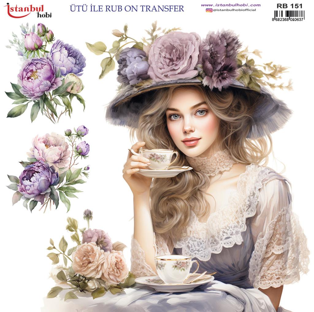 Ütü ile Rub On Transfer Kağıdı 30x30cm RB-151