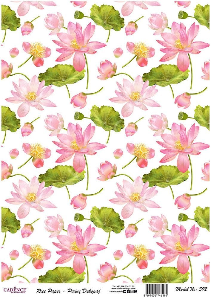 Cadence Pirinç Dekopaj Kağıdı - Model 592