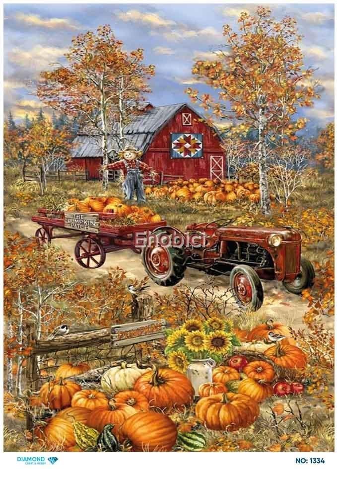 Diamond Pirinç Dekopaj Kağıdı - 1334