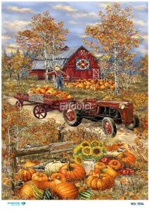 Diamond Pirinç Dekopaj Kağıdı - 1334