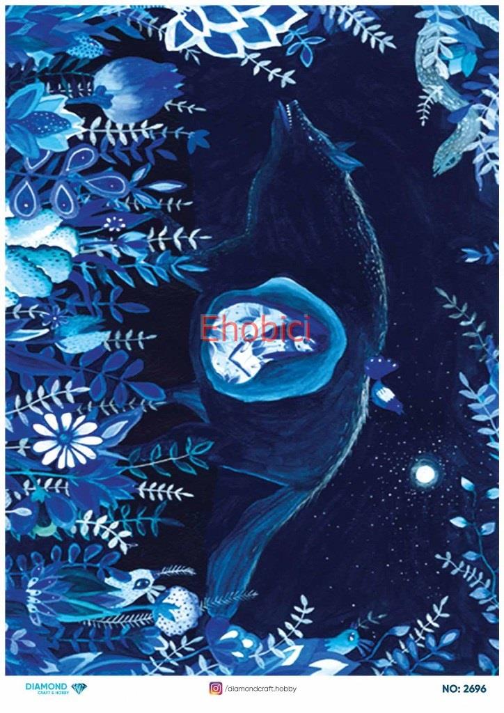 Diamond Pirinç Dekopaj Kağıdı - 2696