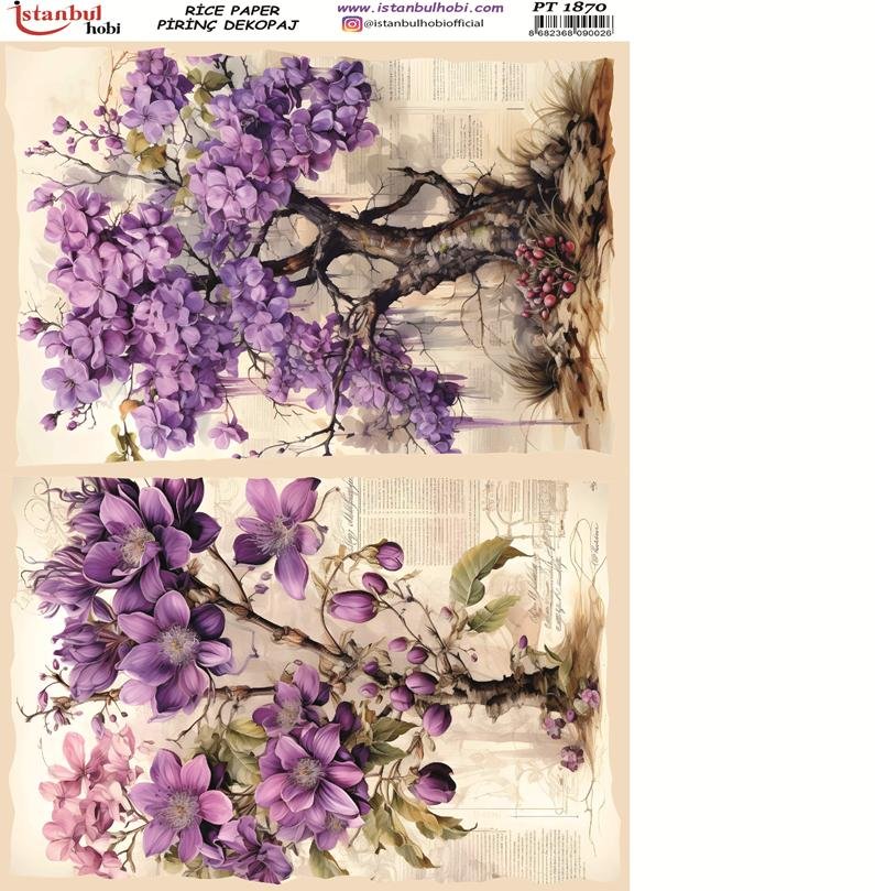 Pirinç Dekopaj Kağıdı 30x42cm PT-1870