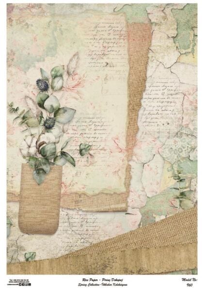 Cadence Pirinç Dekopaj Kağıdı Model - 960