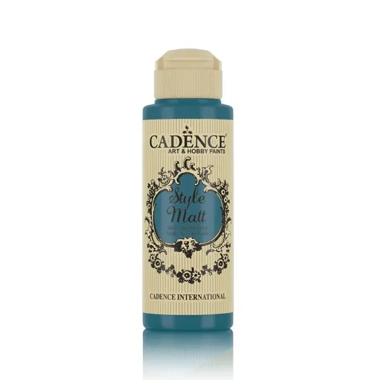 Cadence Style Matt Akrilik Boya S9062 Koyu Turkuaz 120ml