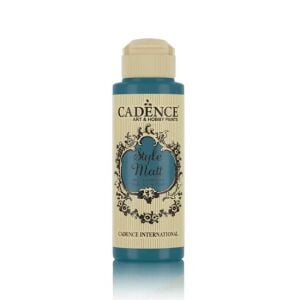 Cadence Style Matt Akrilik Boya S9062 Koyu Turkuaz 120ml