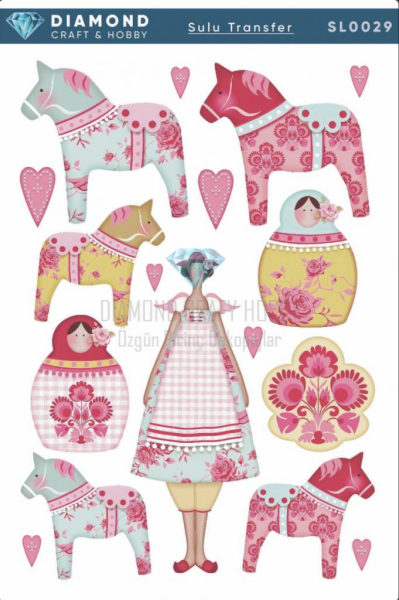 Diamond Craft Sulu Transfer 25x35cm SL029