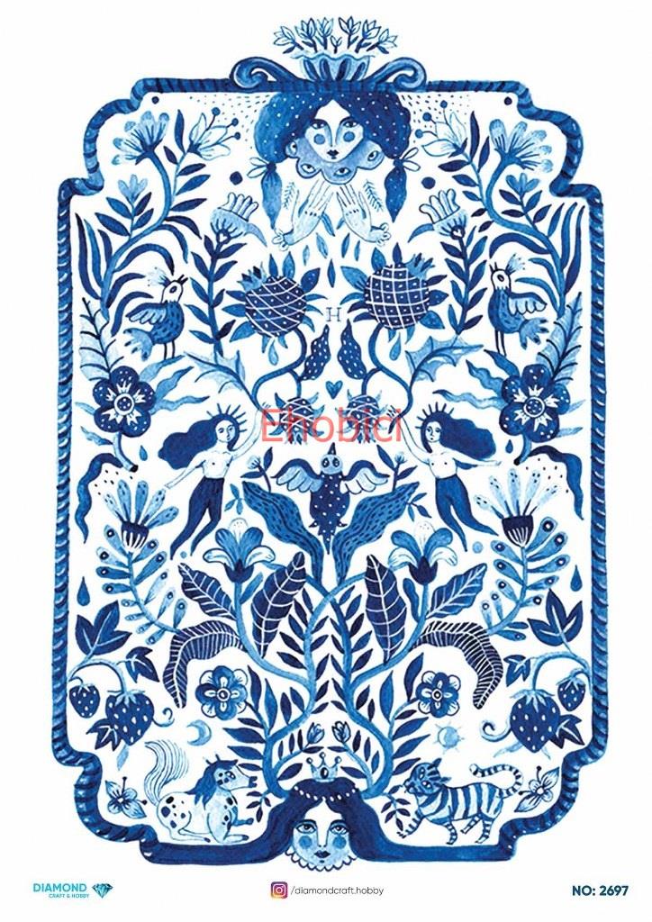 Diamond Pirinç Dekopaj Kağıdı - 2697