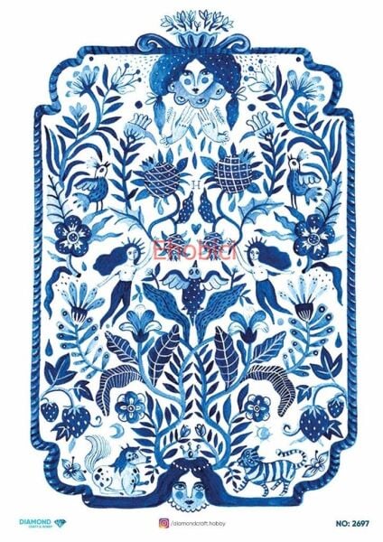 Diamond Pirinç Dekopaj Kağıdı - 2697