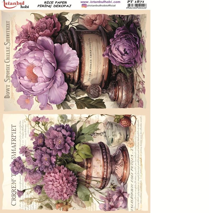 Pirinç Dekopaj Kağıdı 30x42cm PT-1871