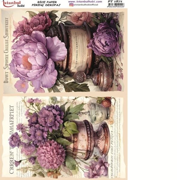 Pirinç Dekopaj Kağıdı 30x42cm PT-1871