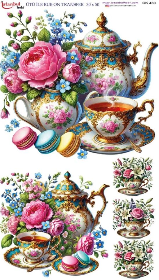 Ütü İle Rub On Transfer Kağıdı 30x50cm CK430