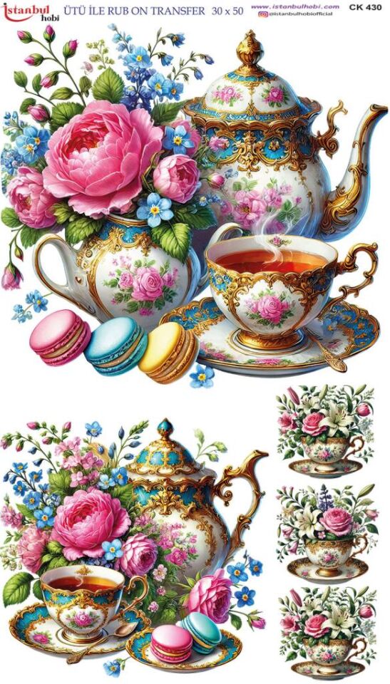 Ütü İle Rub On Transfer Kağıdı 30x50cm CK430