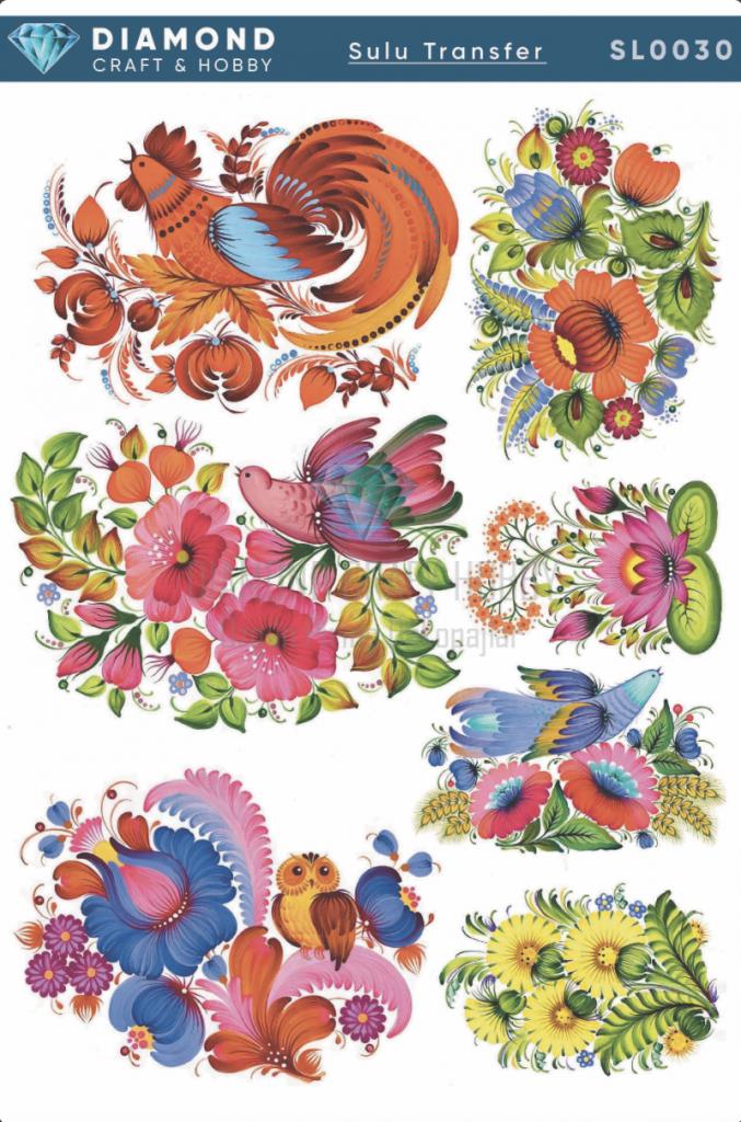 Diamond Craft Sulu Transfer 25x35cm SL030