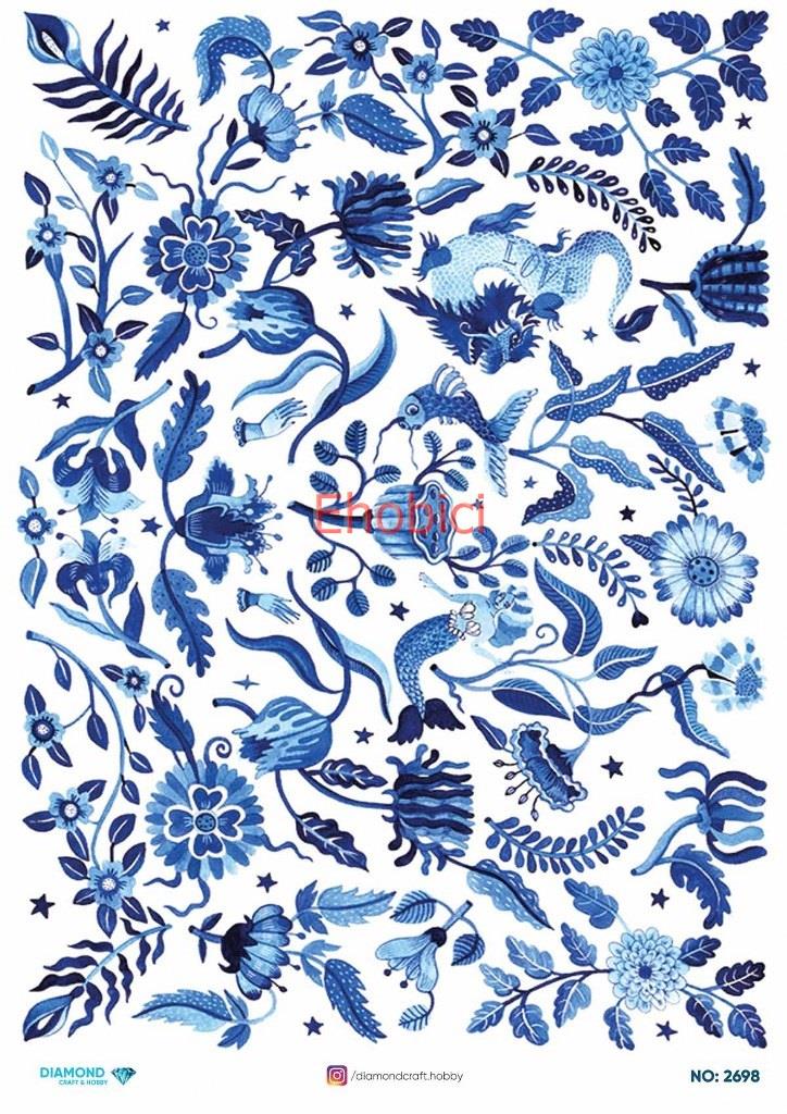 Diamond Pirinç Dekopaj Kağıdı - 2698