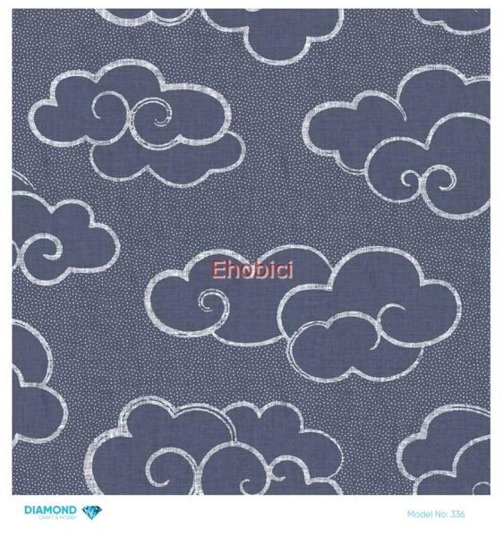 Diamond Pirinç Dekopaj Kağıdı - 336 - 30x30