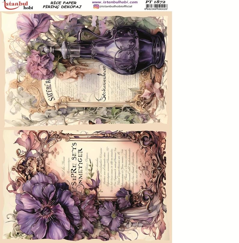 Pirinç Dekopaj Kağıdı 30x42cm PT-1872