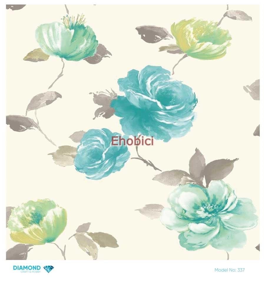 Diamond Pirinç Dekopaj Kağıdı - 337 - 30x30