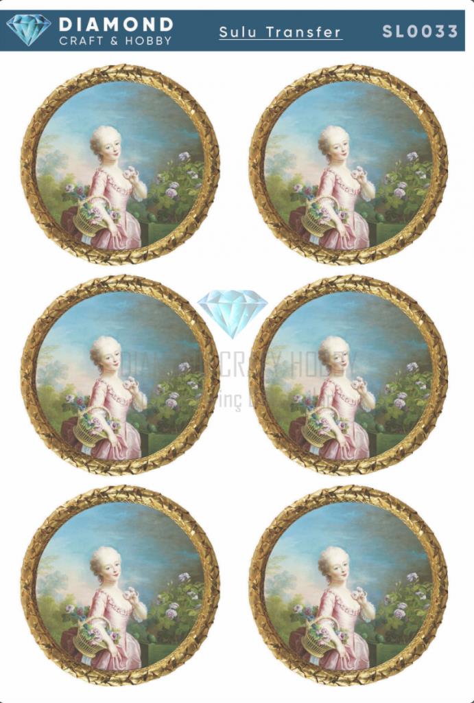 Diamond Craft Sulu Transfer 25x35cm SL033