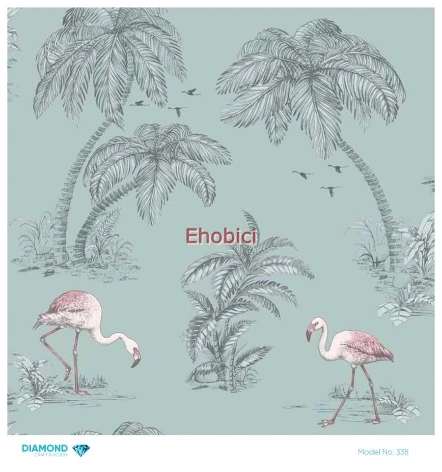 Diamond Pirinç Dekopaj Kağıdı - 338 - 30x30