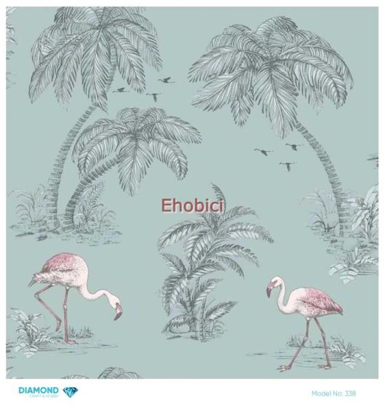 Diamond Pirinç Dekopaj Kağıdı - 338 - 30x30