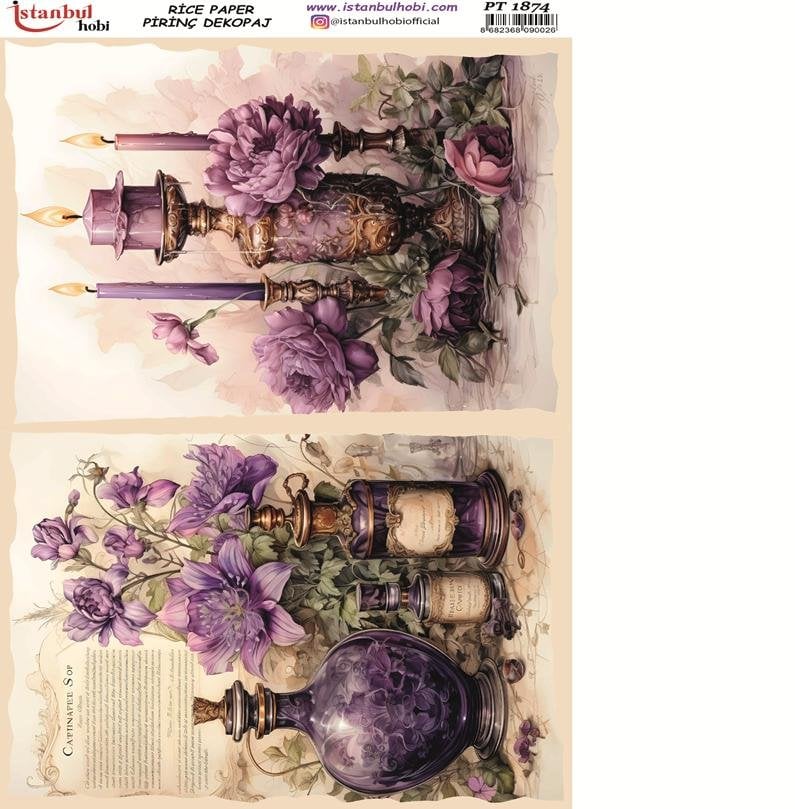 Pirinç Dekopaj Kağıdı 30x42cm PT-1874