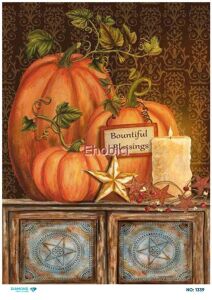 Diamond Pirinç Dekopaj Kağıdı - 1339