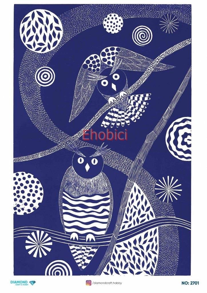 Diamond Pirinç Dekopaj Kağıdı - 2701