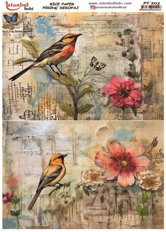 Pirinç Dekopaj Kağıdı 30x42cm PT-203
