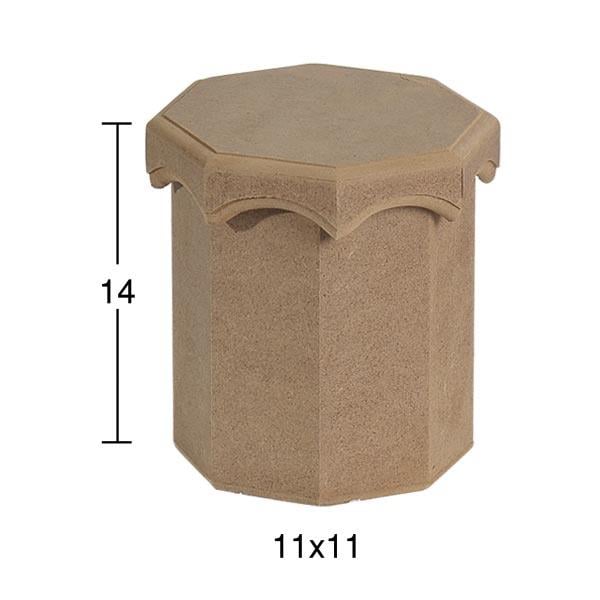 Üstten Kapaklı Küçük Ahşap Kutu KU267