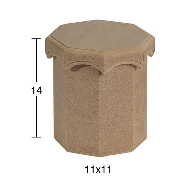 Üstten Kapaklı Küçük Ahşap Kutu KU267