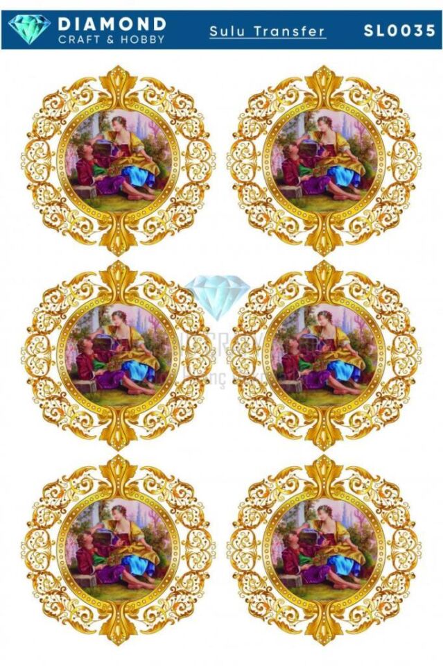 Diamond Craft Sulu Transfer 25x35cm SL035