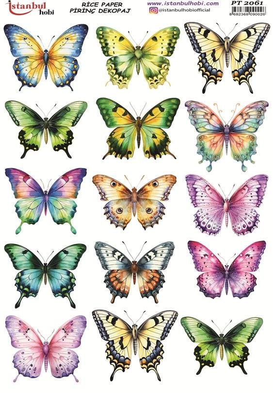 Pirinç Dekopaj Kağıdı 30x42cm PT-2061